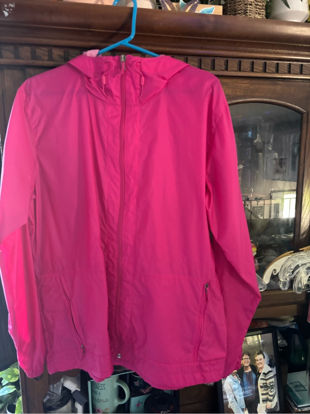 Columbia Hot Pink Hooded Utility Jacket